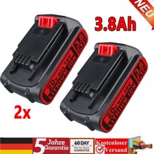 2 x 3,8Ah für Black & Decker