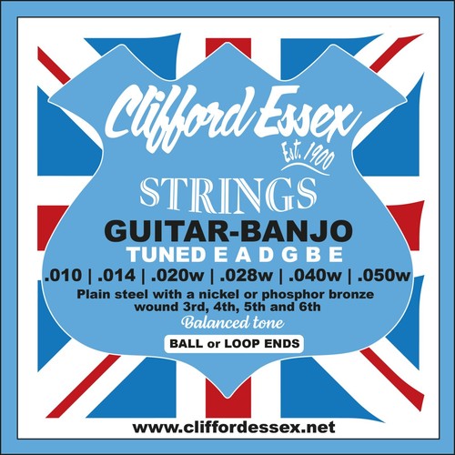 Banjo gitarrensaiten die - banjo-gitarrensaiten.,