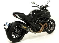 Auspuffanlage arrow Race Tech Kohlenstoff Ducati Diavel 2011 2013