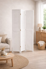 Raumteiler Weiß Paravent