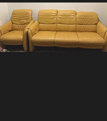 Sofa set teilig hell - 3, beige