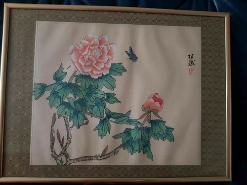 Vintage japanische malerei auf - japanische,