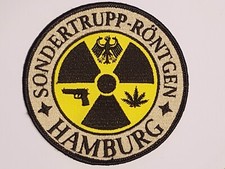 ZOLL SONDERTRUPP RÖNTGEN HAMBURG ABZEICHEN GERMAN CUSTOMS PATCH 10,5 CM