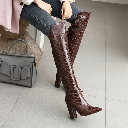 Damen blockabsatz highheels - damen,