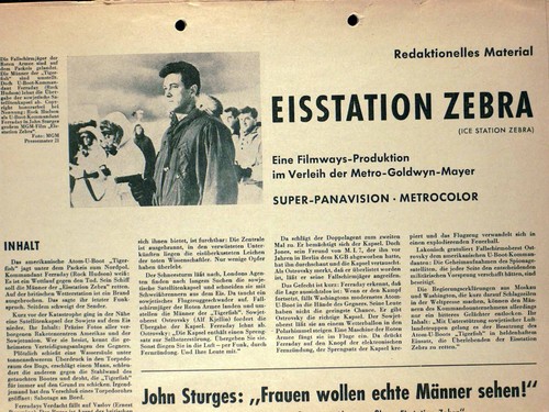 Eisstation zebra rock hudson - zebra,