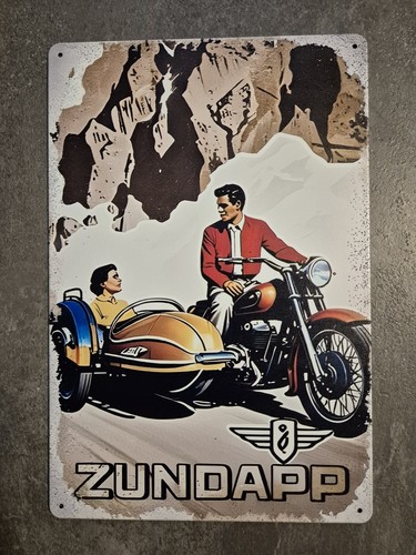 Zündapp retro schild - retro,