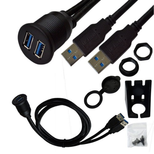 Dual usb klinke einbau buchse - usb,