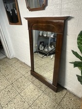 Großer Biedermeier Wandspiegel  in Mahagoni um 1820 Spiegel Antik 117x73cm Alt