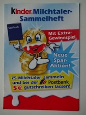 Ferrero Werbeaktion " Sammelheft " Kinder Milchtaler 2017 " Mit Extra-Gewinn...