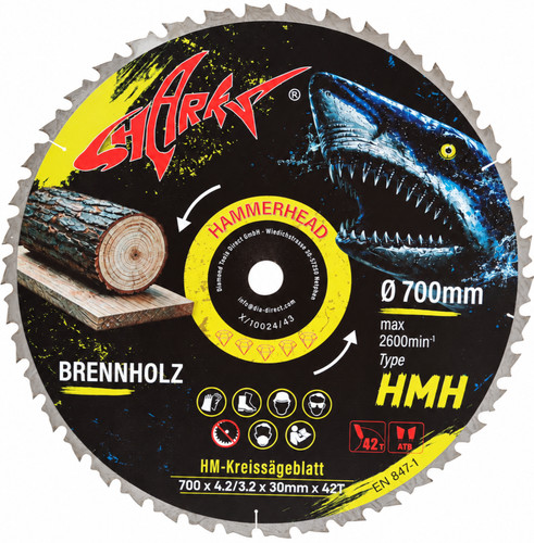 Brennholz sägeblatt 700 x - 700,