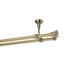 Gardinenstange Silber Antik