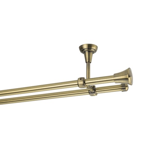 Gardinenstange silber antik - silber,