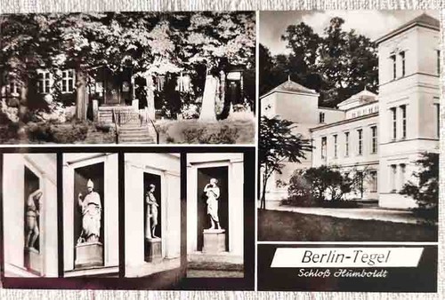Berlin tegel schloß - ak, berlin-tegel