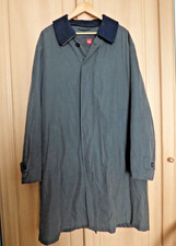 Eleganter Mantel Herren, Herbst, Frühjahr grün, Filzkragen, Mikrofaser, Gr.  56