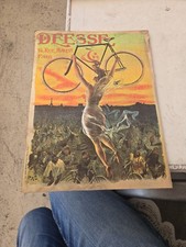 Werbe Pappschild/Deesse Pneu Kosmos/Fahrrad Reifen/34×24cm/Französisch 