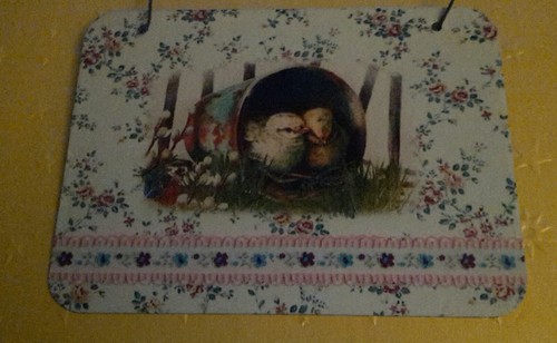 Ostern deko blechbild - , 2