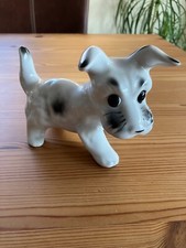 Porzellan Hund, ca. 10cm