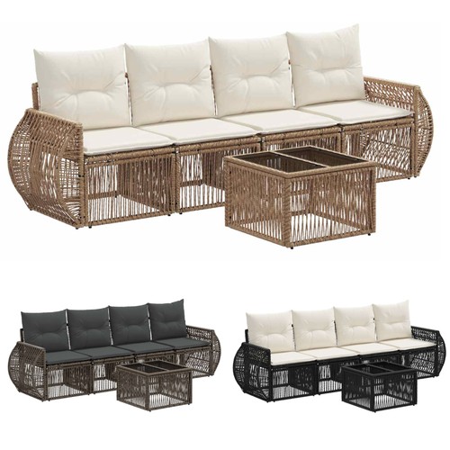 Gartensofa set poly rattan - gartensofa-set, poly-rattan