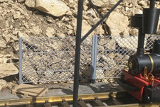 2m Bauzaun Spur G Gartenbahn LGB 1:22,5  Modellbau Diorama Gestaltung Deko