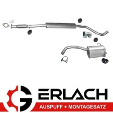 Auspuffanlage mit Montagesatz