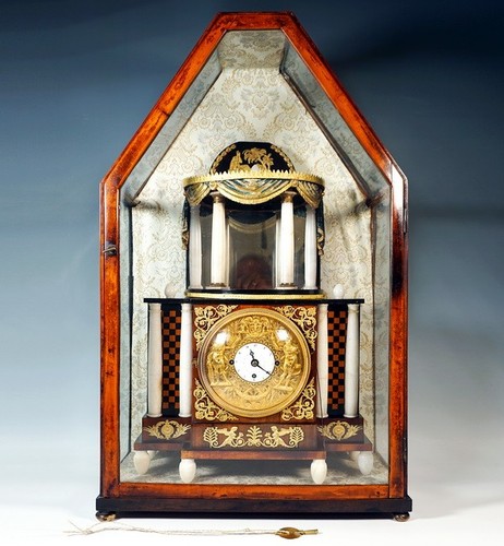 Wiener biedermeier portal uhr - wiener,