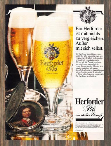 Herforder pils reklame - pils,