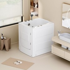 Seniorenbadewanne Badewanne Whirlpool 220l Sitzbadewanne Bad  OUTLETWARE 