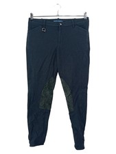 Ralph Lauren Reithose Damen UK10/DE38 Blau Sportlich
