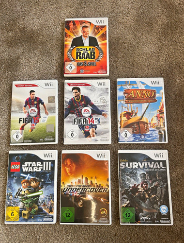 Nintendo wii spiele sammlung - wii, spiele-sammlung