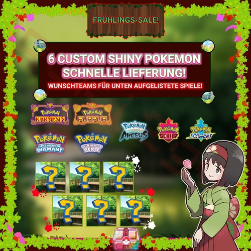 Shiny custom pokemon nach - ✨6,