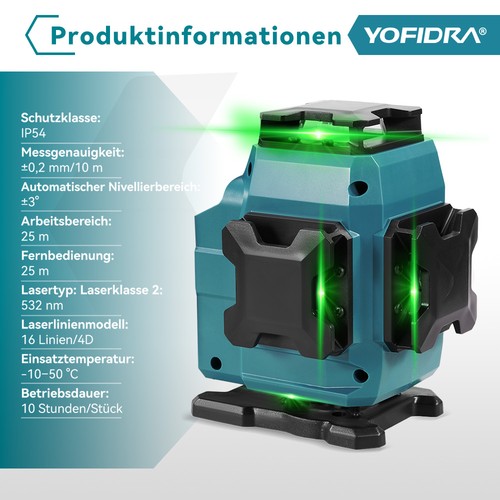 Line laser level für - 16,