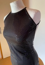 ANA ALCAZAR Partykleid-Abendkleid-Festkleid,  Schwarz Glitzer, Gr 34/36 Neu