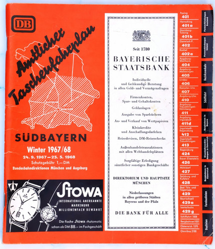 Bundesbahn-Kursbuch-Amtlicher
