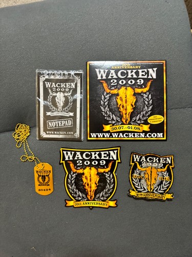Wacken 2009 aufkleber patch - 2009, ,