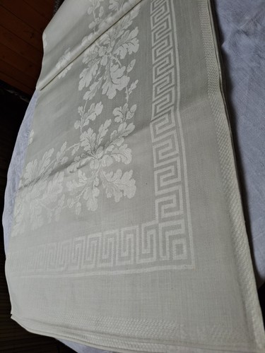 Leinen damast tischdecke - leinen,