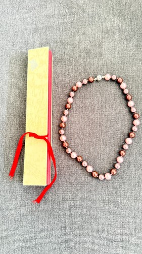 Elegante perlenkette rosa - elegante,