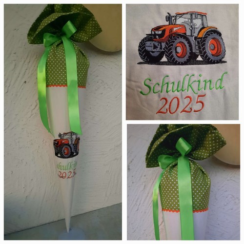 Schultüte traktor einschulung - schultüte,