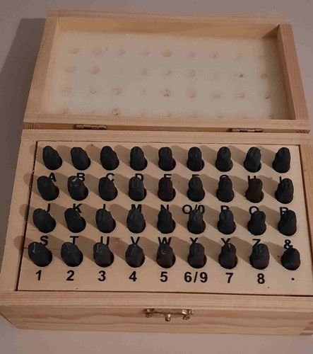 Schlagstempel alphabet - alphabet, +
