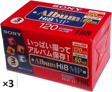 SONY Hi8 MP120 Video Cassette Tape Menge 9 SONY Hi8 MP120 Video Cassette Tape
