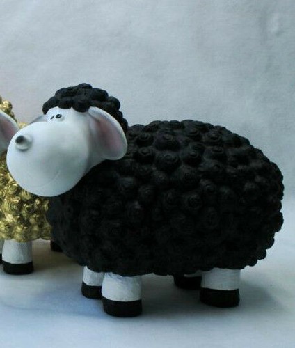 Lustiges deko schaf bunt - schaf, lamm