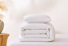 LEDINA Spannbettlaken 100% gewaschenes europäisches Leinen Betttuch Bettlaken