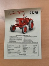 Fahr Neue typen D22PH D60L Traktor prospekt tractor brochure 49