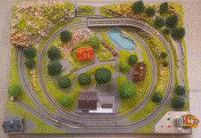 Spur Z wunderschöne Komplettanlage Serfaus Noch mit Märklin-Gleise Beleuchtung