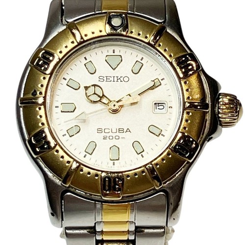 Seiko scuba 7n85 0040 weißes - seiko, 7n85-0040