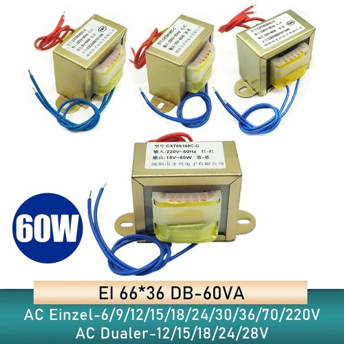 60w leistung transformator - 60w/va,