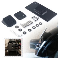 Kennzeichenhalter schwarz Lay Down für Harley Davidson Softail Dyna Sportster