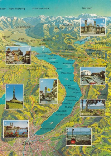 Karte schweiz - ak,