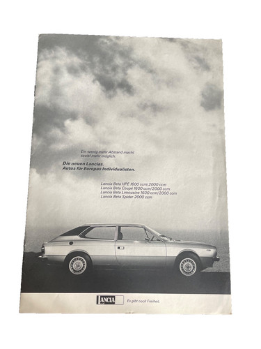 Prospekt brochure lancia beta - prospekt,