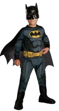 Rubies Batman Kostüm Kinder DC Halloween Karneval Fasching Jungen 7-8 Jahre