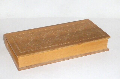 Buch holztruhe schatulle - holztruhe,